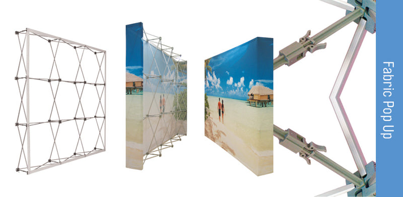 Fabric Pop-Up Display Walls
