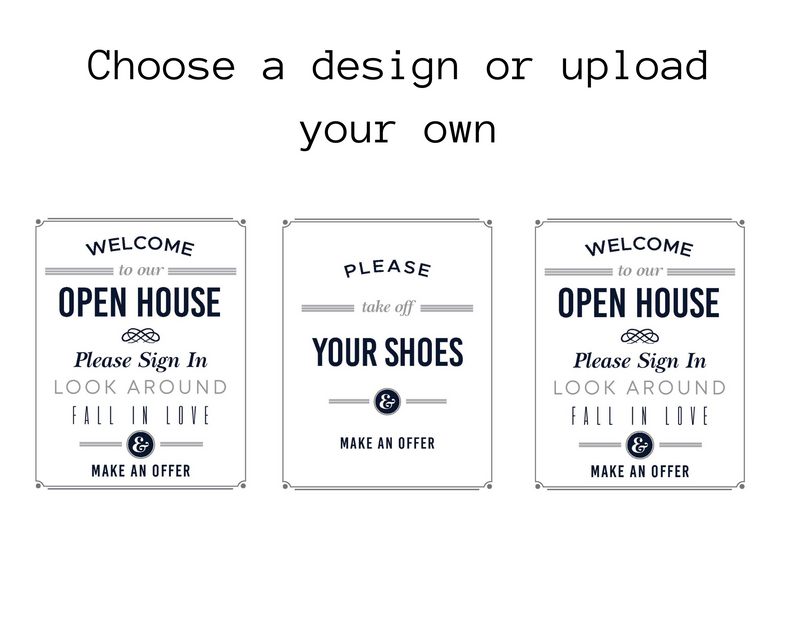 Table Top Displays - Open House, Real Estate & Realtor Open House Signs